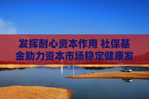 发挥耐心资本作用 社保基金助力资本市场稳定健康发展