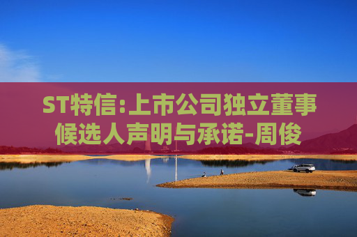 ST特信:上市公司独立董事候选人声明与承诺-周俊
