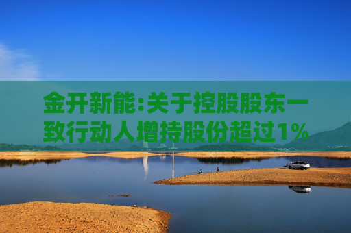 金开新能:关于控股股东一致行动人增持股份超过1%的提示性公告