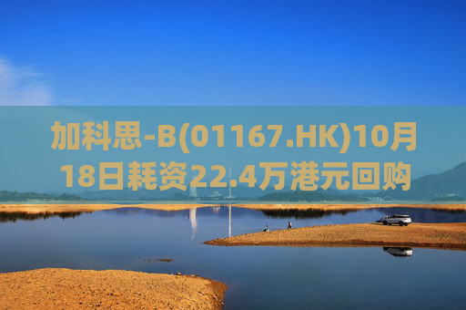 加科思-B(01167.HK)10月18日耗资22.4万港元回购11.97万股