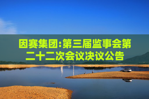 因赛集团:第三届监事会第二十二次会议决议公告