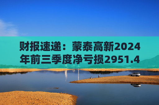 财报速递：蒙泰高新2024年前三季度净亏损2951.47万元