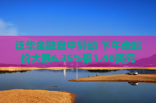 泛华金融盘中异动 下午盘股价大跌6.35%报1.40美元