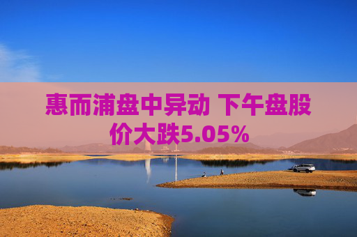 惠而浦盘中异动 下午盘股价大跌5.05%