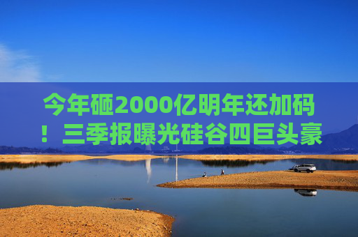 今年砸2000亿明年还加码！三季报曝光硅谷四巨头豪赌AI手笔