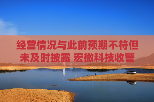 经营情况与此前预期不符但未及时披露 宏微科技收警示函