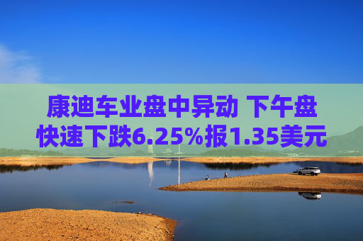 康迪车业盘中异动 下午盘快速下跌6.25%报1.35美元