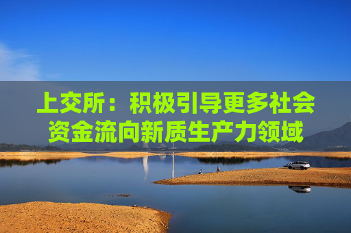 上交所：积极引导更多社会资金流向新质生产力领域