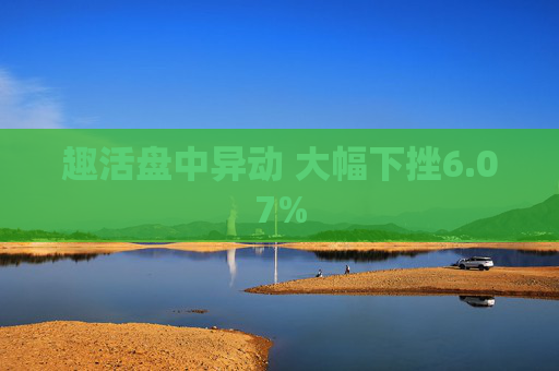 趣活盘中异动 大幅下挫6.07%