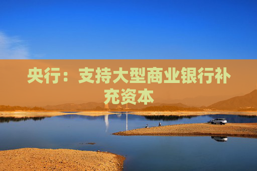 央行：支持大型商业银行补充资本