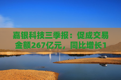 嘉银科技三季报：促成交易金额267亿元，同比增长10.3%