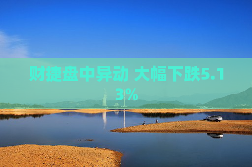 财捷盘中异动 大幅下跌5.13%