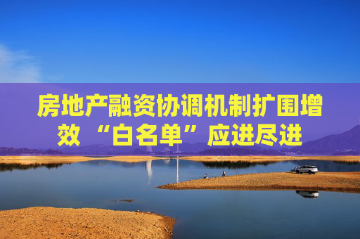 房地产融资协调机制扩围增效 “白名单”应进尽进