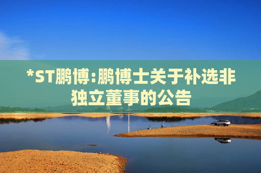 *ST鹏博:鹏博士关于补选非独立董事的公告