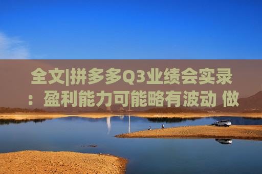 全文|拼多多Q3业绩会实录：盈利能力可能略有波动 做好了持久战准备