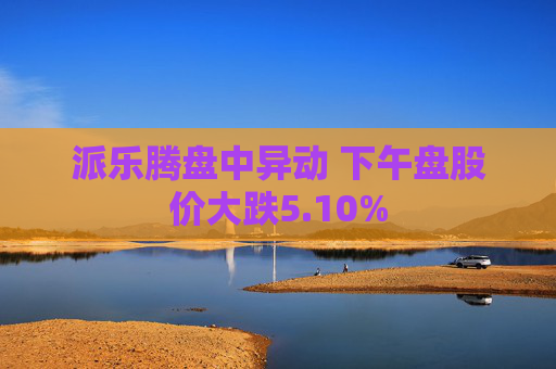 派乐腾盘中异动 下午盘股价大跌5.10%