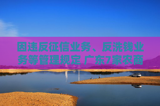 因违反征信业务、反洗钱业务等管理规定 广东7家农商行被罚