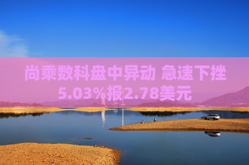 尚乘数科盘中异动 急速下挫5.03%报2.78美元