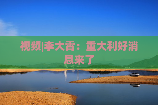 视频|李大霄：重大利好消息来了