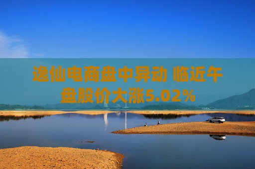 逸仙电商盘中异动 临近午盘股价大涨5.02%