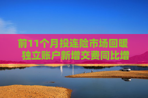 前11个月投连险市场回暖  独立账户新增交费同比增长25%