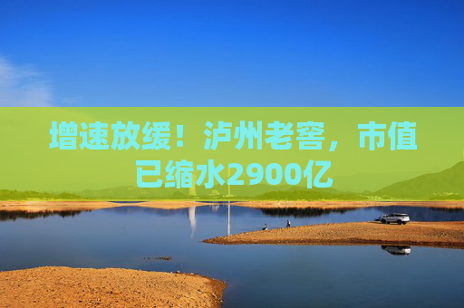 增速放缓！泸州老窖，市值已缩水2900亿