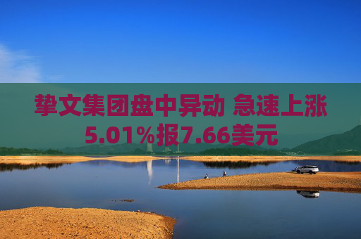 挚文集团盘中异动 急速上涨5.01%报7.66美元