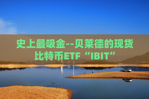 史上最吸金--贝莱德的现货比特币ETF“IBIT”