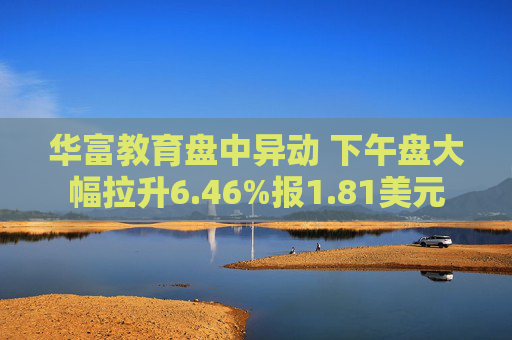 华富教育盘中异动 下午盘大幅拉升6.46%报1.81美元
