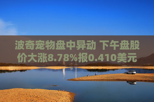 波奇宠物盘中异动 下午盘股价大涨8.78%报0.410美元