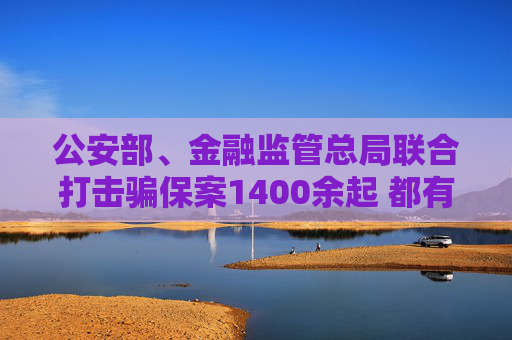 公安部、金融监管总局联合打击骗保案1400余起 都有这些犯罪特征