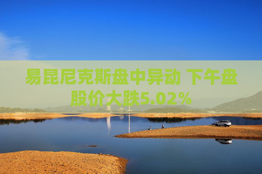 易昆尼克斯盘中异动 下午盘股价大跌5.02%