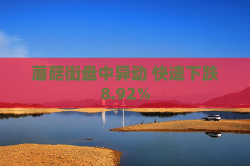 蘑菇街盘中异动 快速下跌8.92%