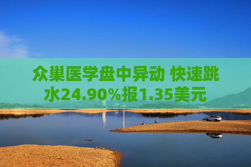 众巢医学盘中异动 快速跳水24.90%报1.35美元