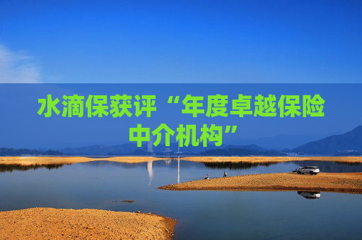 水滴保获评“年度卓越保险中介机构”