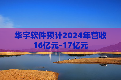 华宇软件预计2024年营收16亿元-17亿元