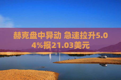 赫克盘中异动 急速拉升5.04%报21.03美元