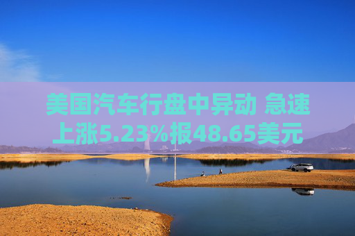 美国汽车行盘中异动 急速上涨5.23%报48.65美元