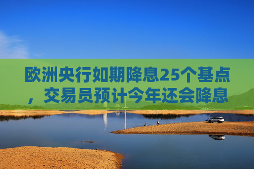 欧洲央行如期降息25个基点，交易员预计今年还会降息70个基点