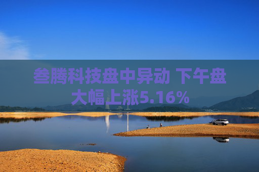 叁腾科技盘中异动 下午盘大幅上涨5.16%