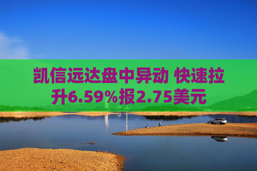 凯信远达盘中异动 快速拉升6.59%报2.75美元