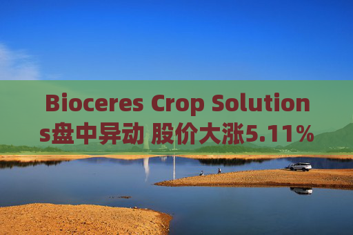 Bioceres Crop Solutions盘中异动 股价大涨5.11%