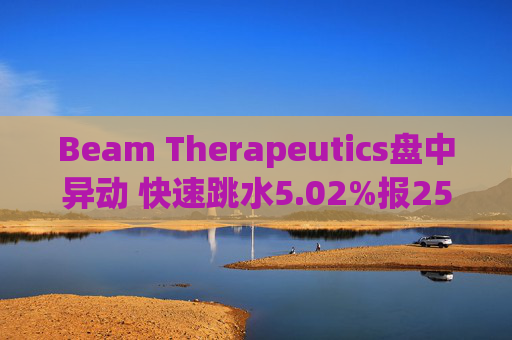 Beam Therapeutics盘中异动 快速跳水5.02%报25.91美元
