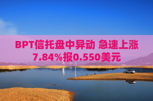 BPT信托盘中异动 急速上涨7.84%报0.550美元