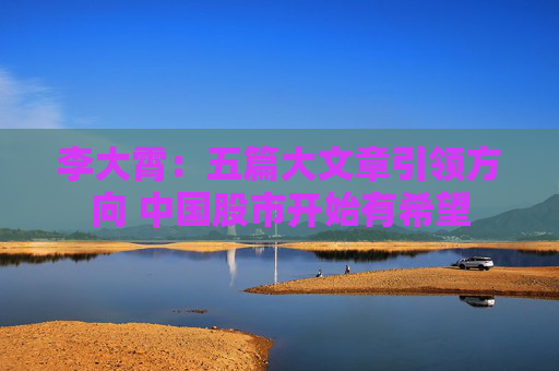 李大霄：五篇大文章引领方向 中国股市开始有希望