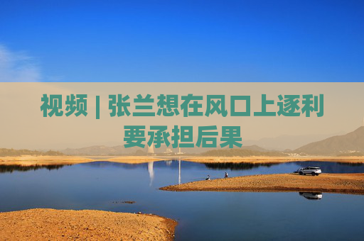 视频 | 张兰想在风口上逐利要承担后果