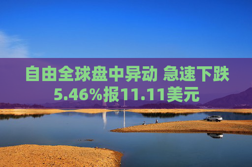 自由全球盘中异动 急速下跌5.46%报11.11美元
