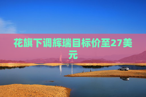 花旗下调辉瑞目标价至27美元