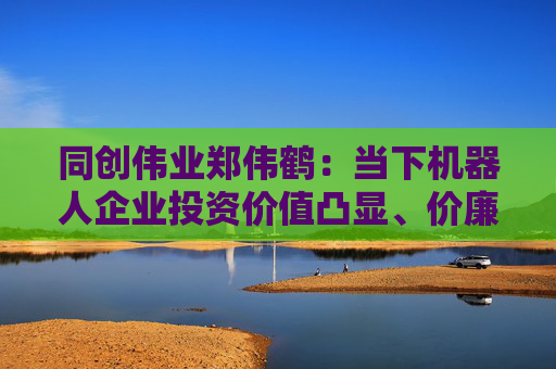 同创伟业郑伟鹤：当下机器人企业投资价值凸显、价廉物美，珠三角是将来全球人工智能落地最好的一个区域