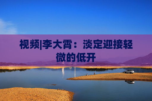 视频|李大霄：淡定迎接轻微的低开